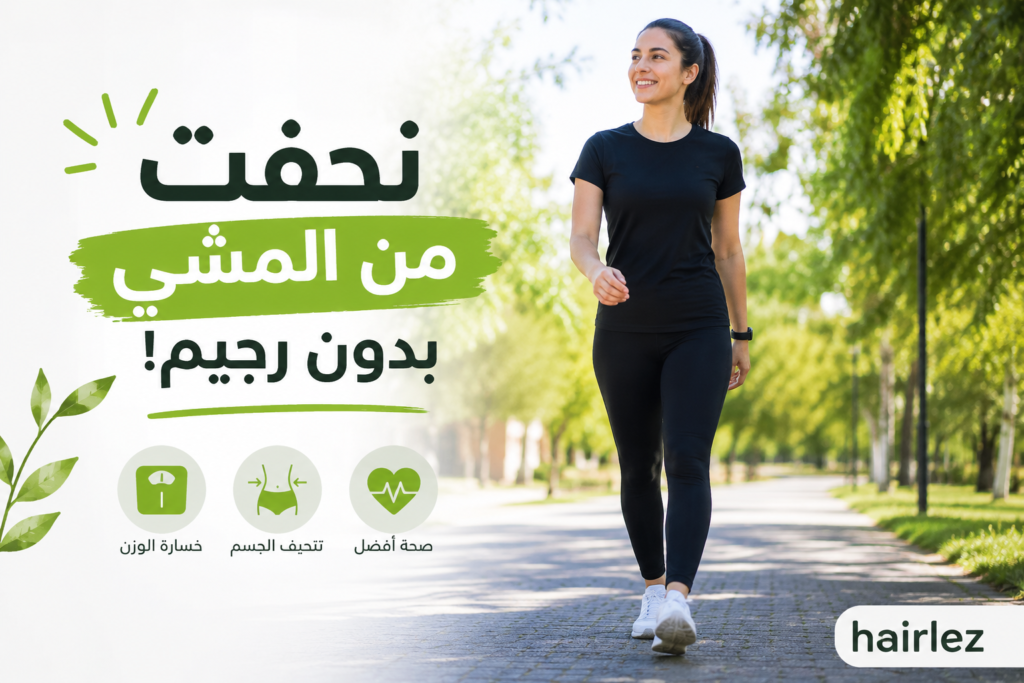 نحفت من المشي بدون رجيم
