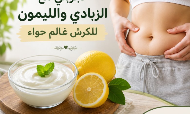 تجربتي مع الزبادي والليمون للكرش عالم حواء