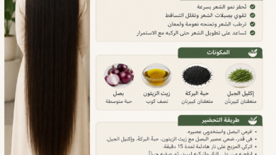 Photo of خلطة تطويل الشعر للركبه