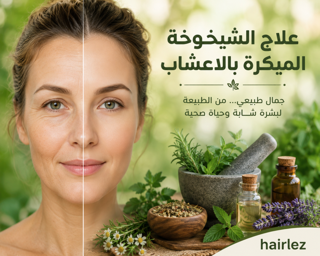 علاج الشيخوخة المبكرة بالاعشاب